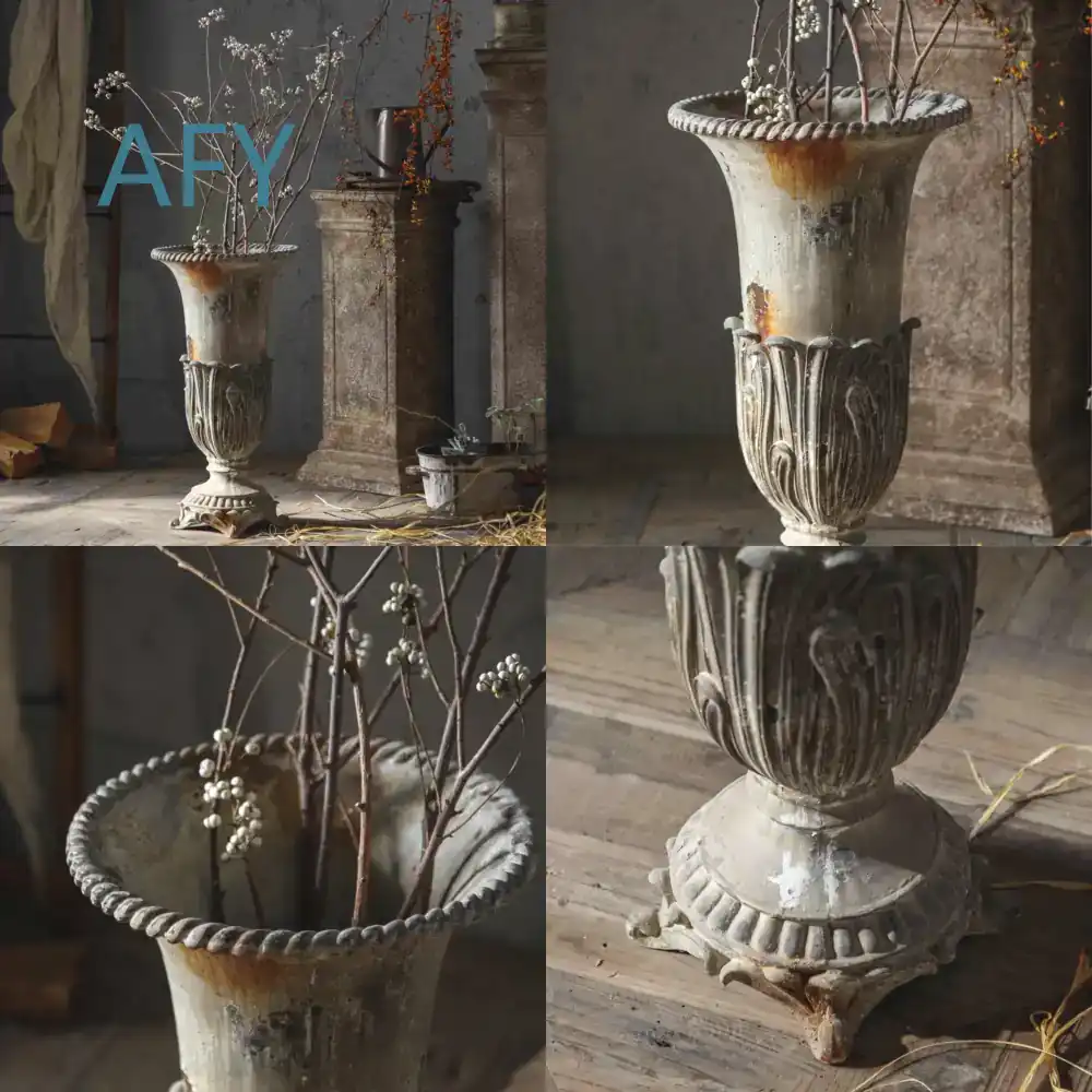 Gardening Tools Photo - Roman Column Planter for Outdoor Balcony