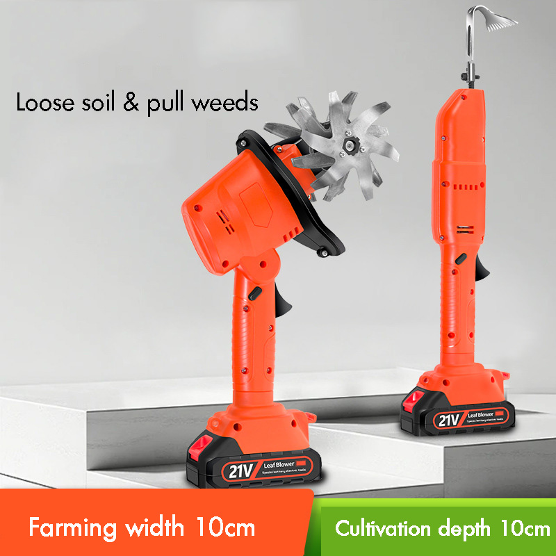 Gardening Tools Brands - Cordless Electric Tiller 1.5Ah Battery Working