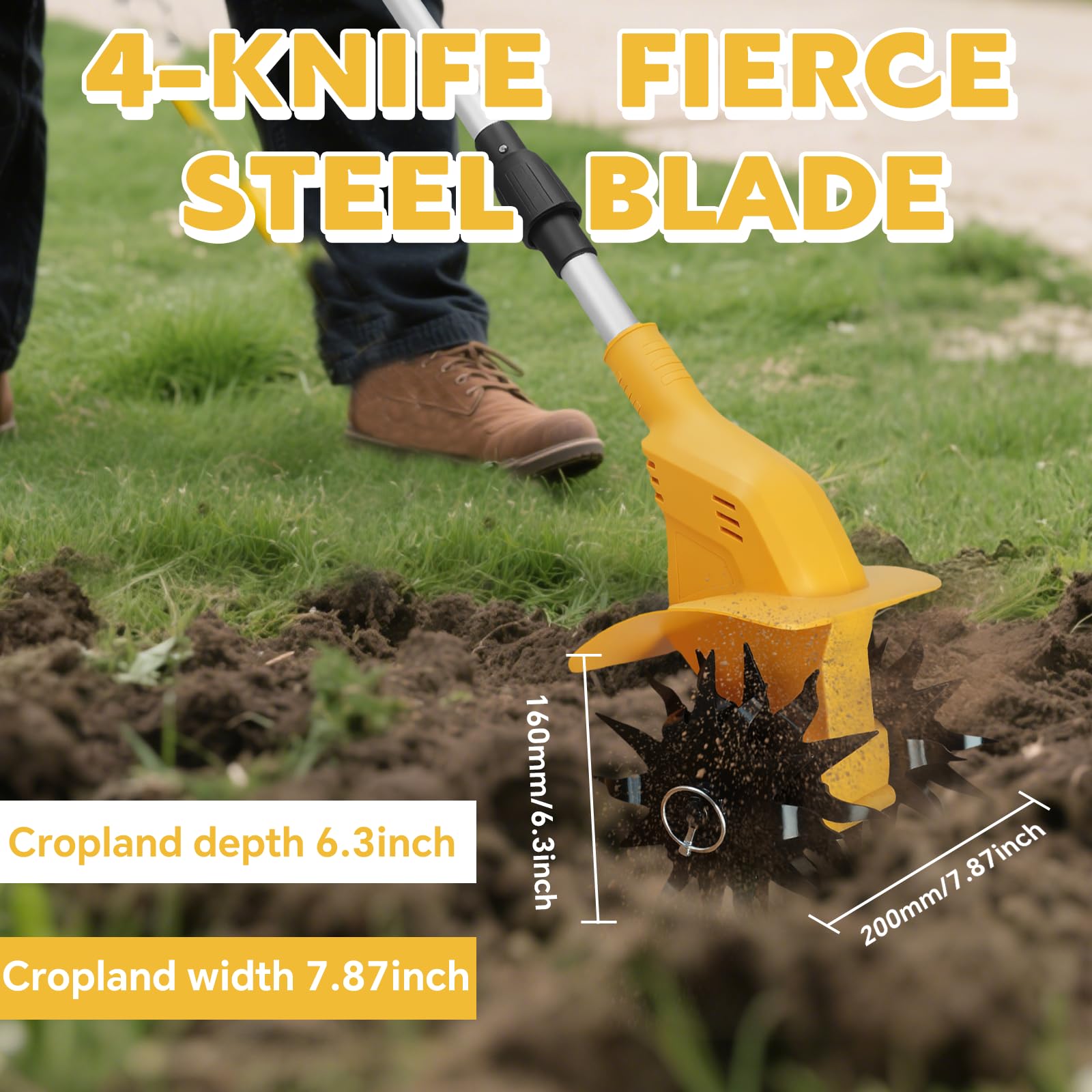 330RPM Brushless Cordless Till - Gardening Tools Brands ulasan dan harga