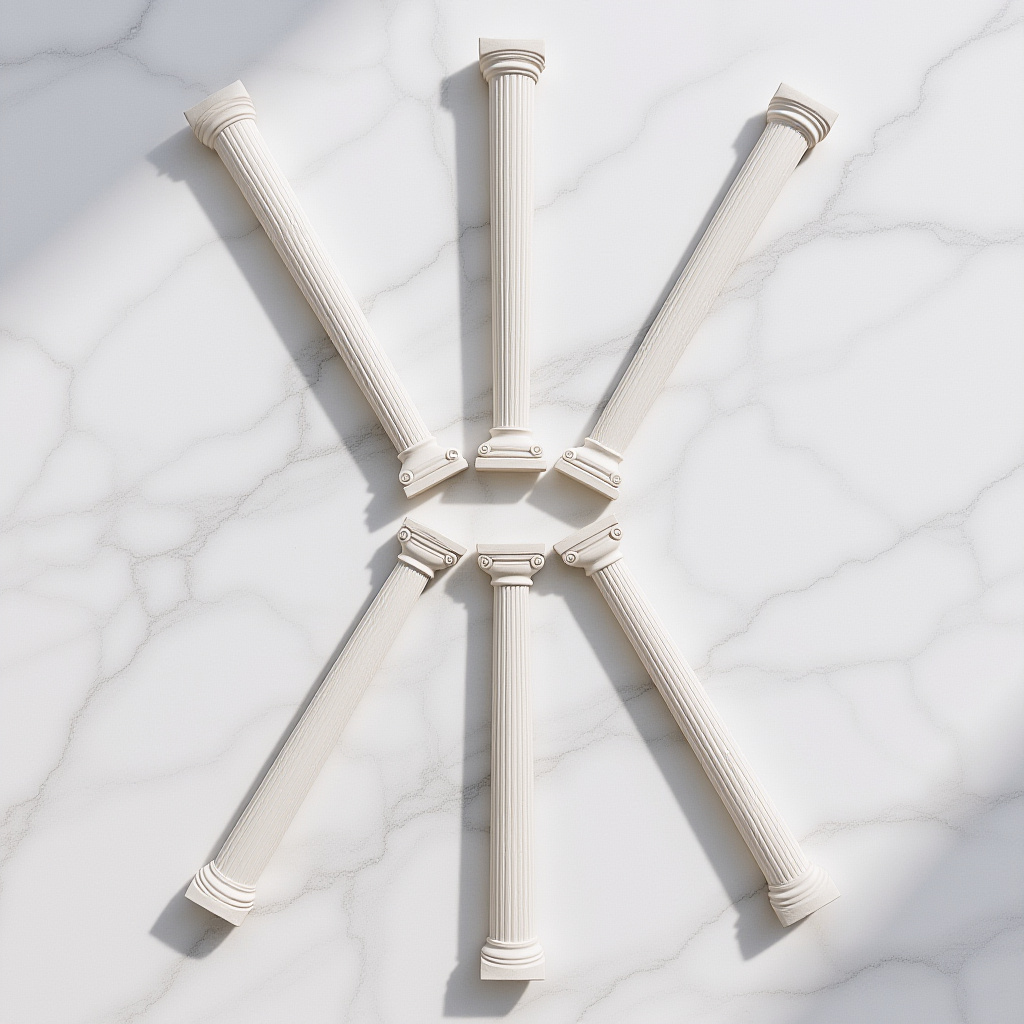 Mini Greek Pillar Set 6 Pcs fo - Gardening Tools Photo ulasan dan harga