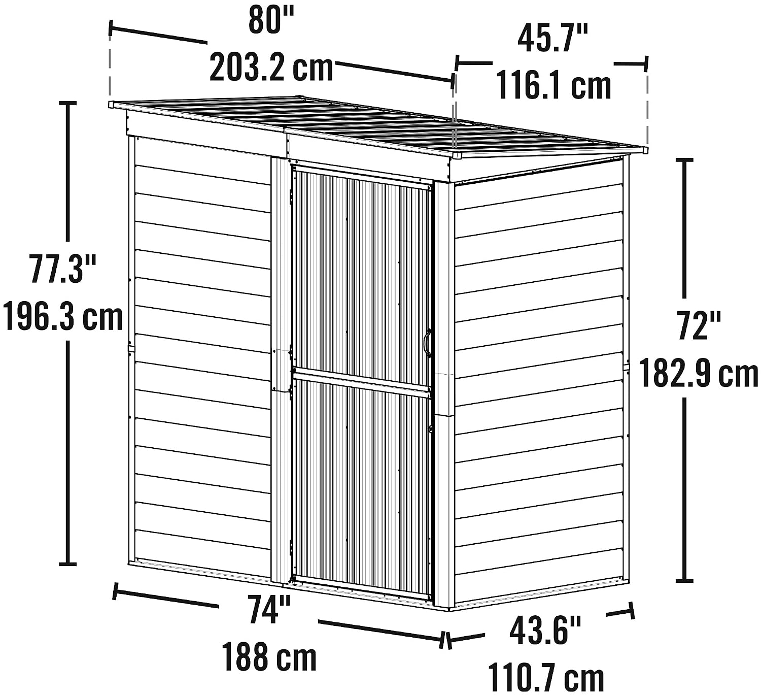Compact Galvanized Steel Stora - Gardening Tools Storage ulasan dan harga