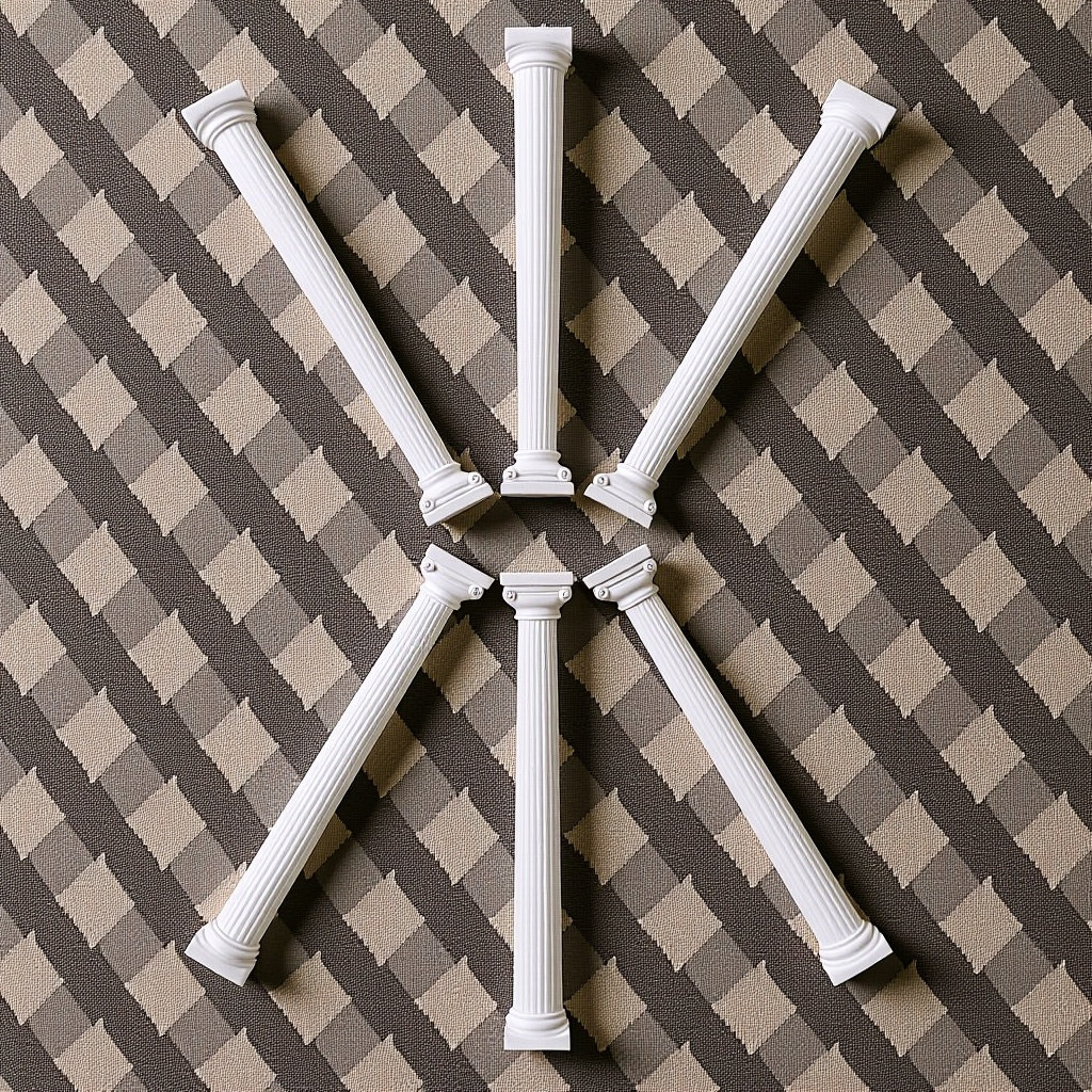 6Pcs Mini Roman Pillar Decorat - Gardening Tools Photo ulasan dan harga