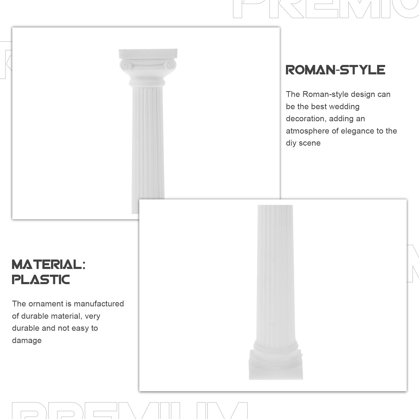 6Pcs Mini Roman Pillar Decorat - Gardening Tools Photo ulasan dan harga