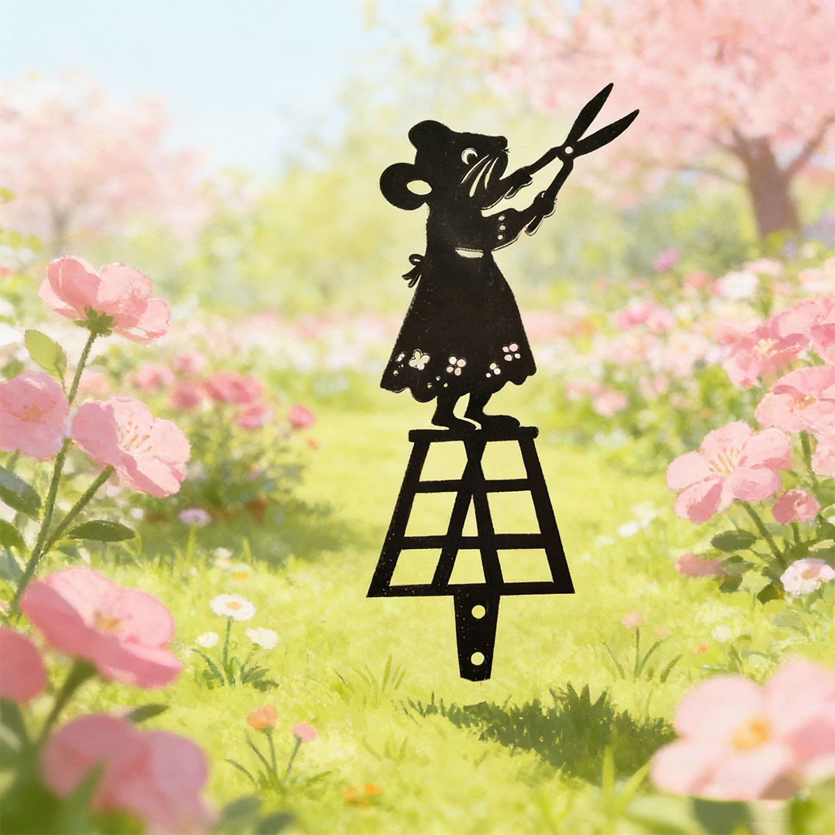 Black Silhouette Line Metal Ga - Gardening Tools Usa ulasan dan harga