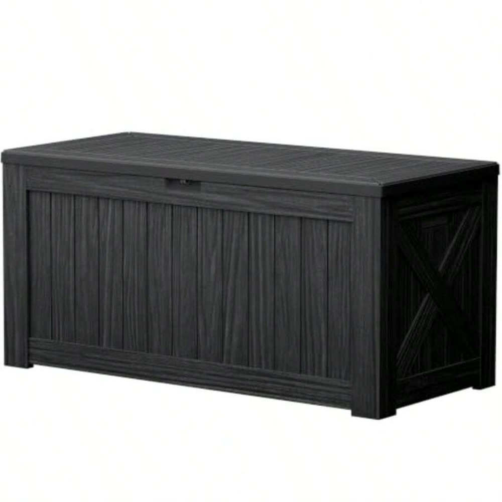 120 Gallon Deck Box Outdoor St - Gardening Tools Storage ulasan dan harga