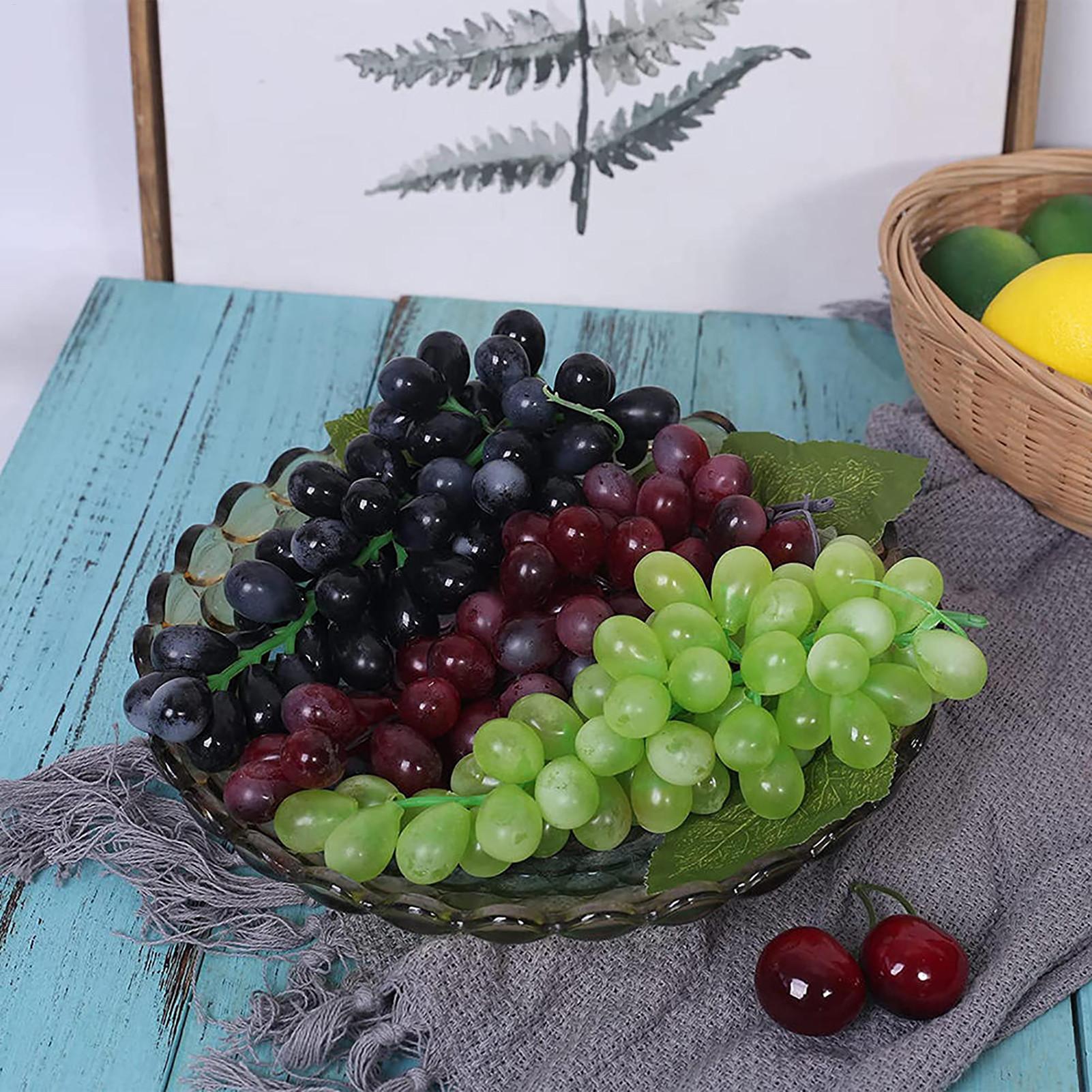 Fake Grapes Bunches Ornament 1 - Gardening Tools Photo ulasan dan harga